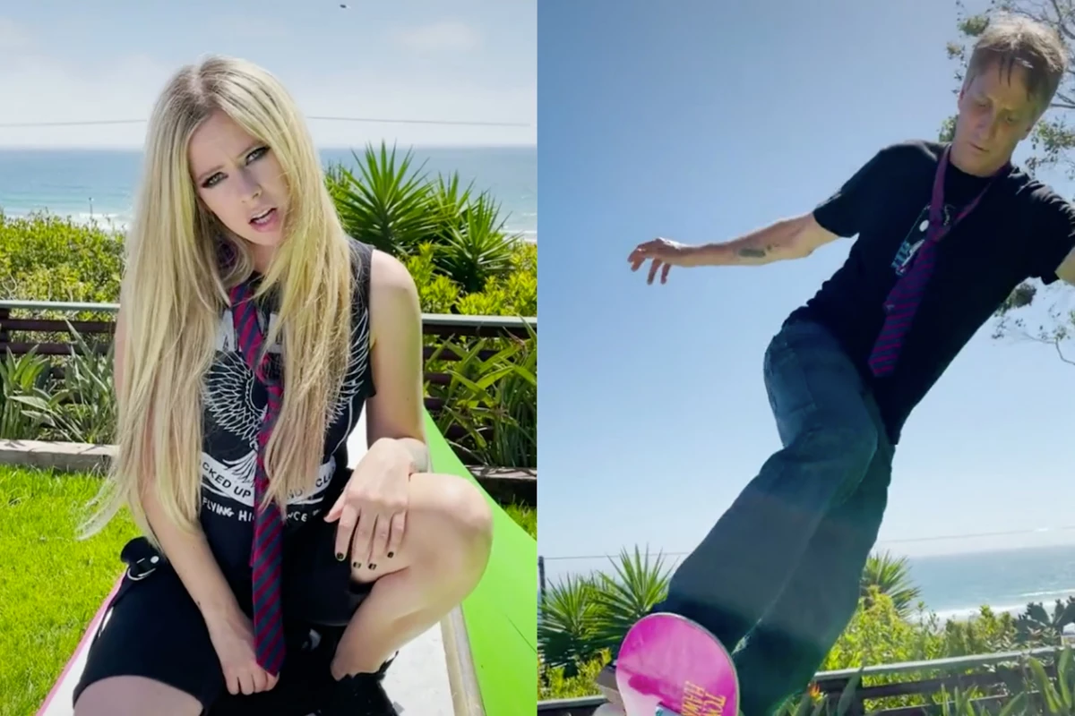 Avril Lavigne Debuts On Tiktok With Tony Hawk Sk8er Boi Redux