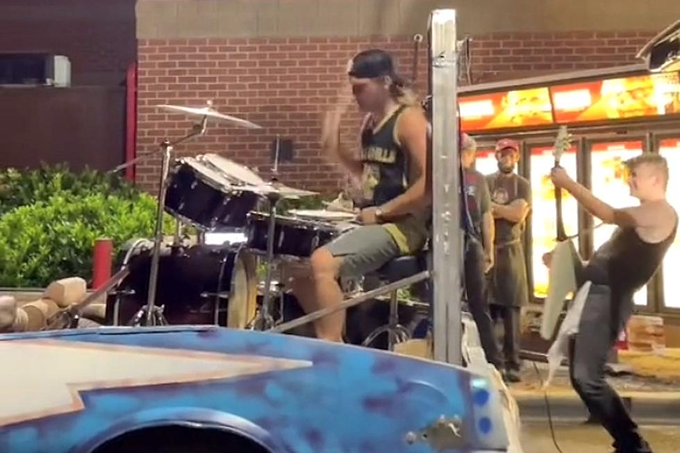 Rock Band Invades Wendy’s Drive-Thru, Save Friend From Working Late