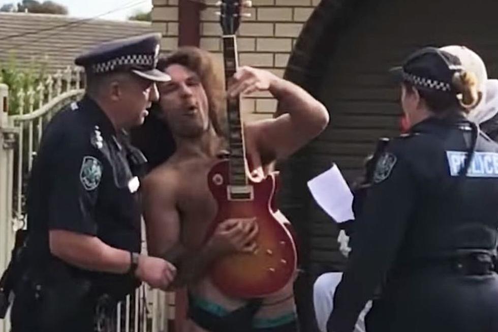 Half-Naked Guitarist Arrested in His Driveway for Noise Complaint