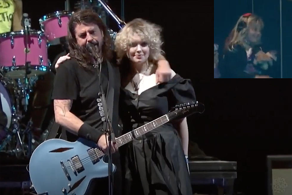 Dave Grohl + Daughter Violet Cover X, Wish Other Daughter Ophelia Happy Birthday at Lollapalooza