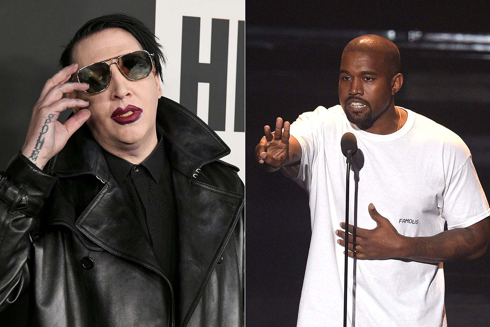 KANYE WEST Defends Friendship with MARILYN MANSON