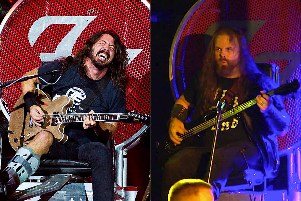 Dave Grohl Lends His Stage Throne to Metal Bassist Shot in Leg