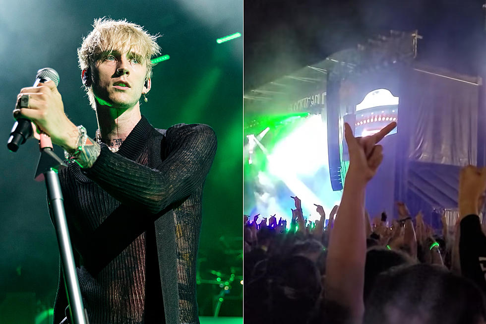 Machine Gun Kelly Punches Fan After Getting Booed at Louder Than Life Festival