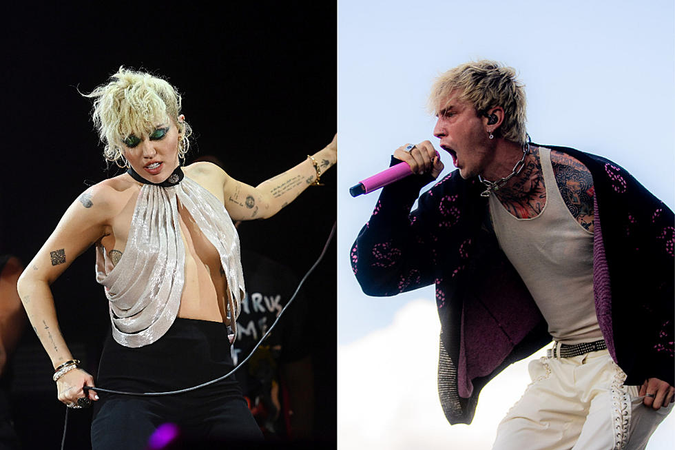 Miley Cyrus Mimics Machine Gun Kelly in New Photos – ‘I Am Weed’