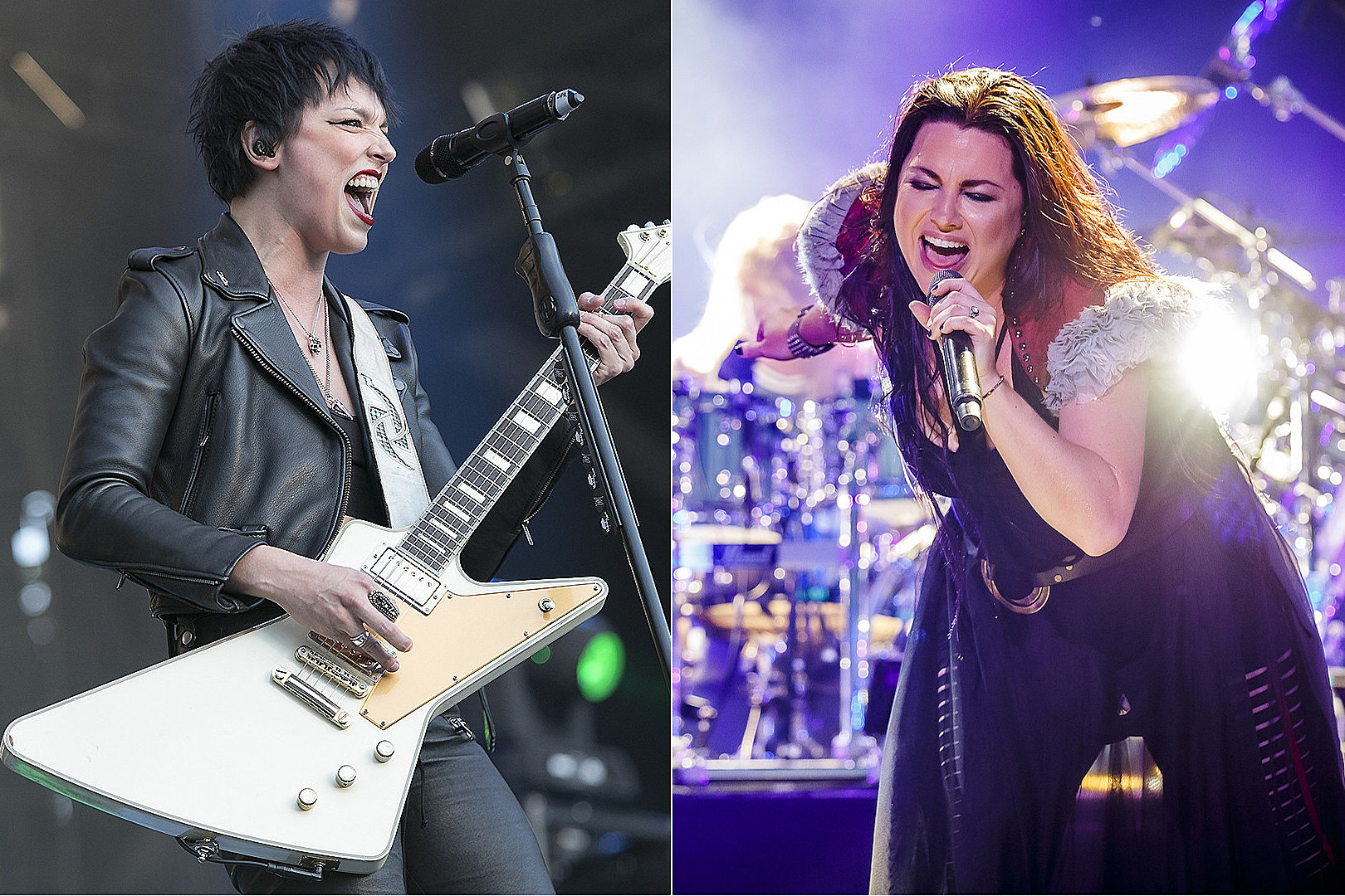 Evanescence's Amy Lee and Halestorm's Lzzy Hale talk women who rock ahead  of tour – Daily Breeze
