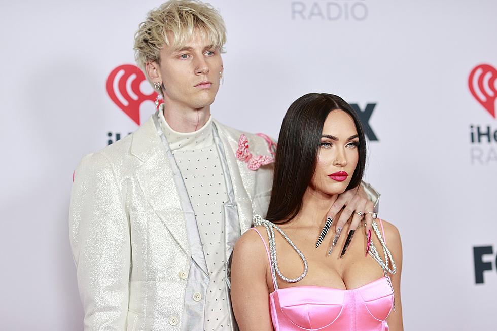 Machine Gun Kelly and Megan Fox Chained Together at Launch Party