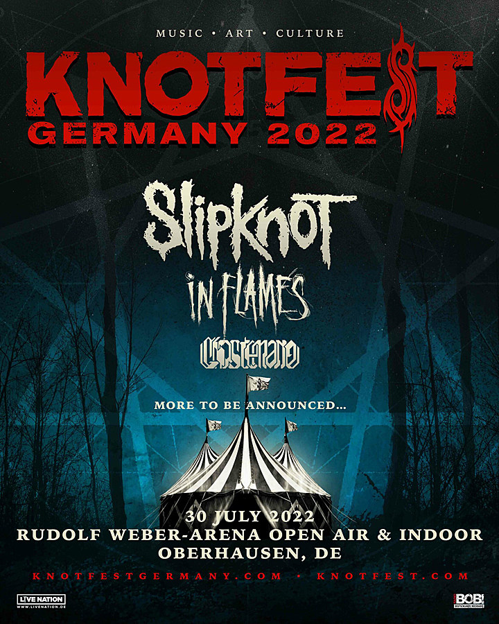 Slipknot Reveal Initial Acts for Inaugural 2022 Knotfest Germany