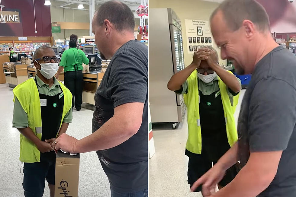 Watch Shopper Surprise Grocery Store Employee With Guitar Gift