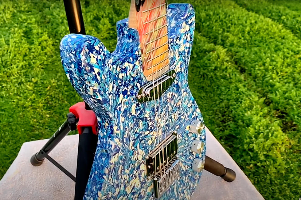 Watch Guitar Builder Construct Electric Guitar Made From Recycled Ocean Plastic