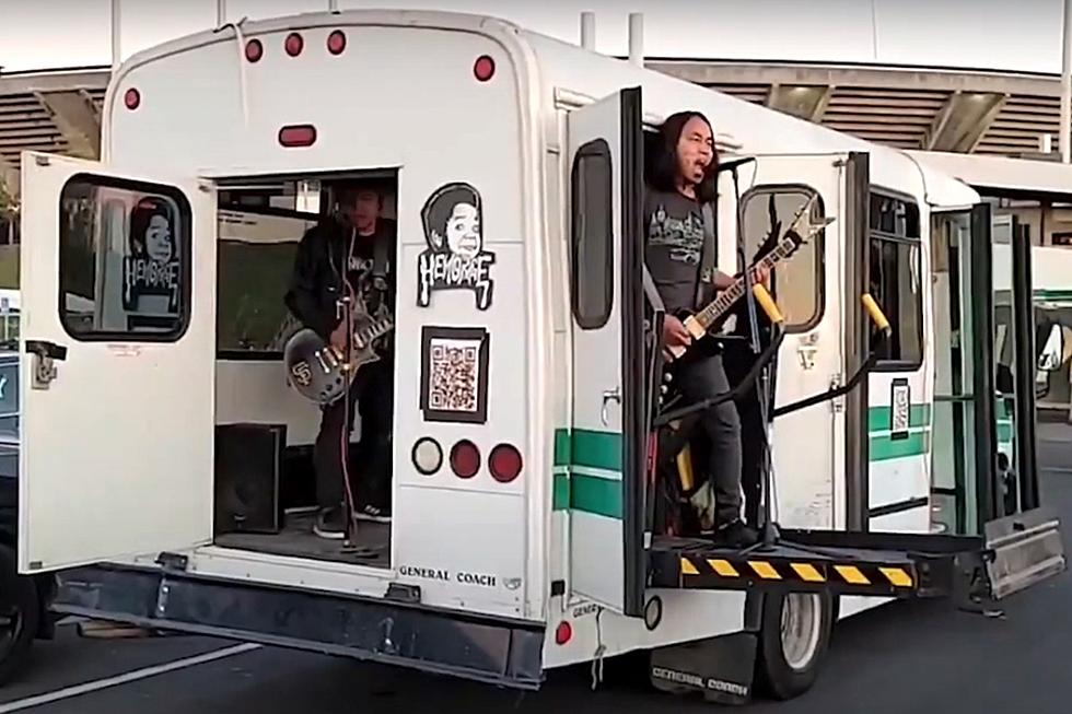 Metal Band Tours by Crashing Tourist Destinations in a Custom Bus