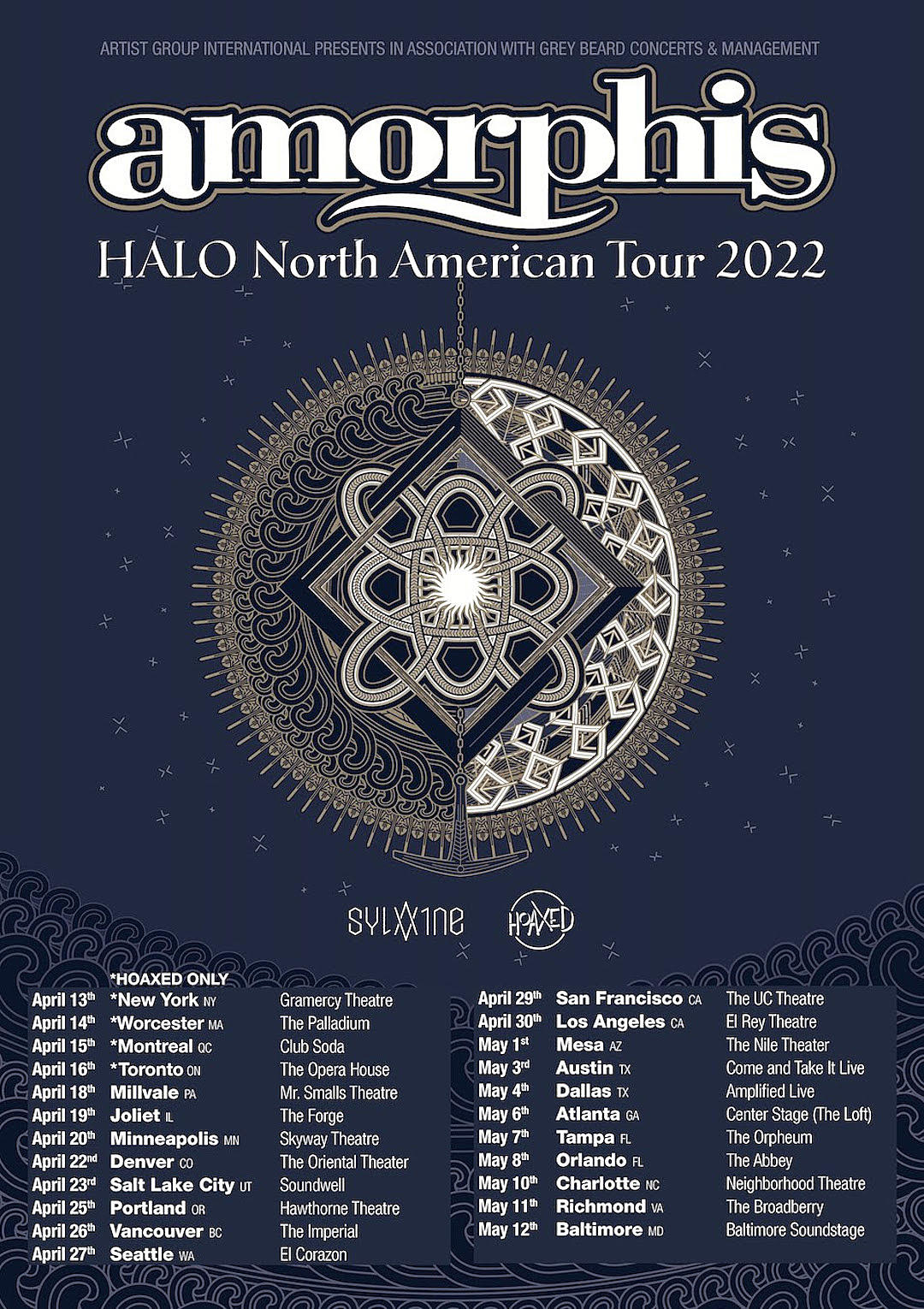 Amorphis Unveil North American Tour Dates With Sylvaine + Hoaxed