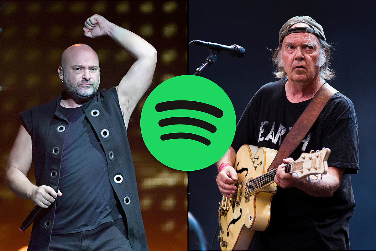 David Draiman Praises Spotify for Removing Neil Young Catalog