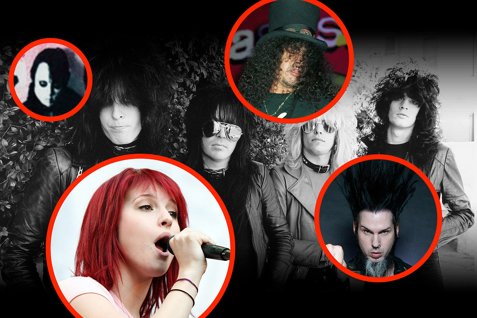 attachment best rock metal hairstyles photo collage