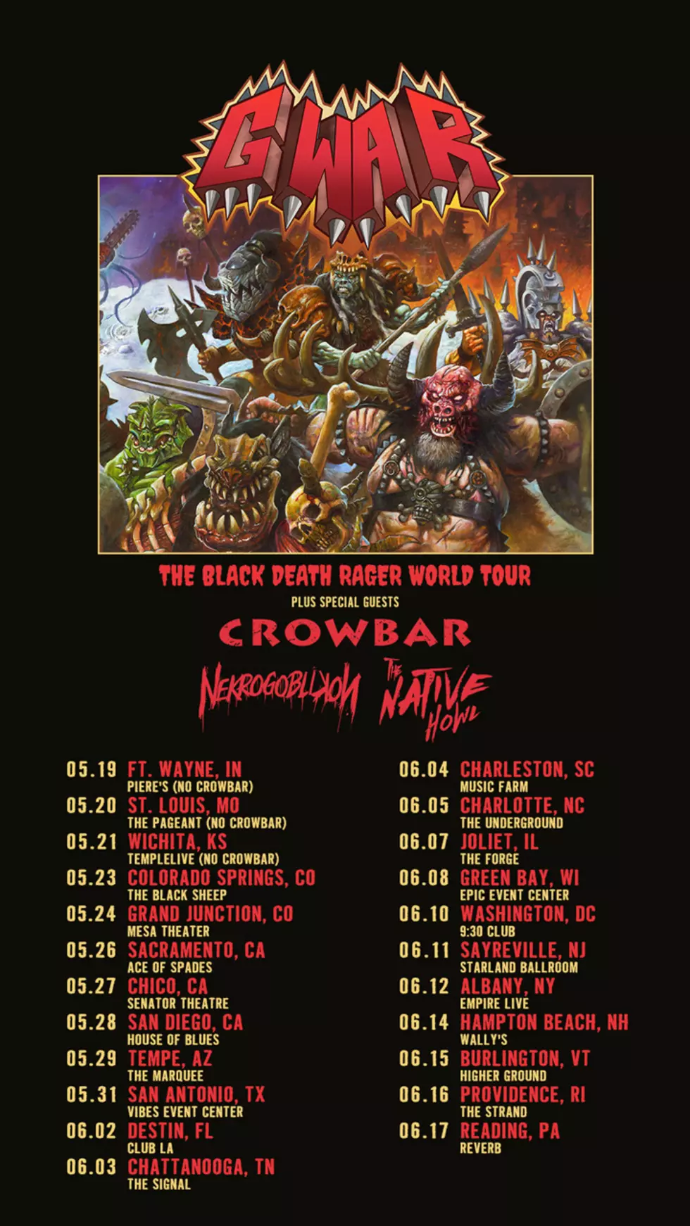 Courtesy of GWAR
