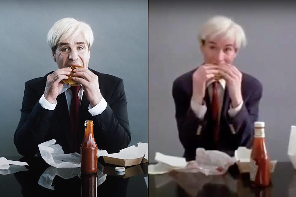 Till Lindemann Recreated Andy Warhol Burger Ad for Vegan Company