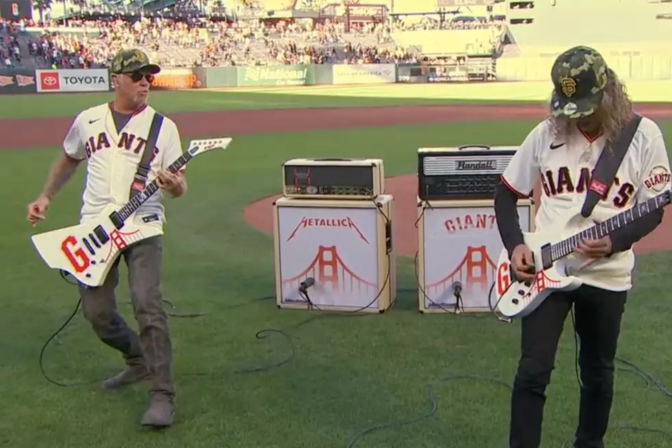 Watch Metallica Play National Anthem to Open San Francisco Giants Baseball Game