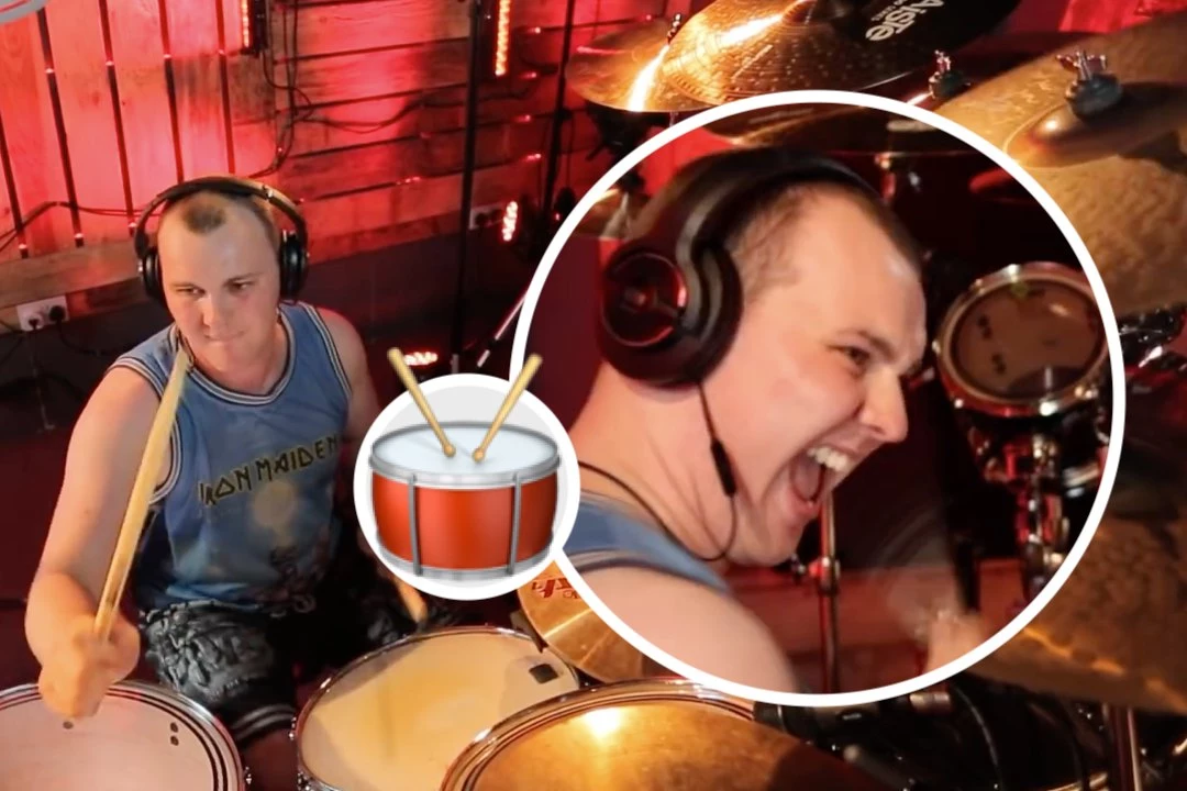 Drummer Plays 36-Minute Medley of All 160 Iron Maiden Songs