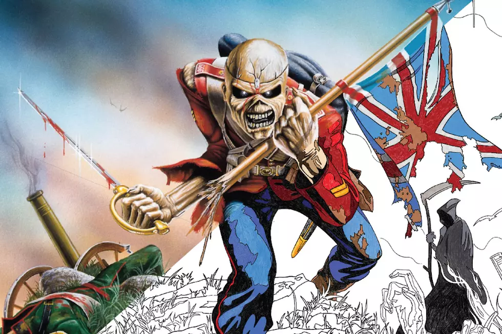 New Iron Maiden Coloring Book Featuring Classic Single Art Coming Soon