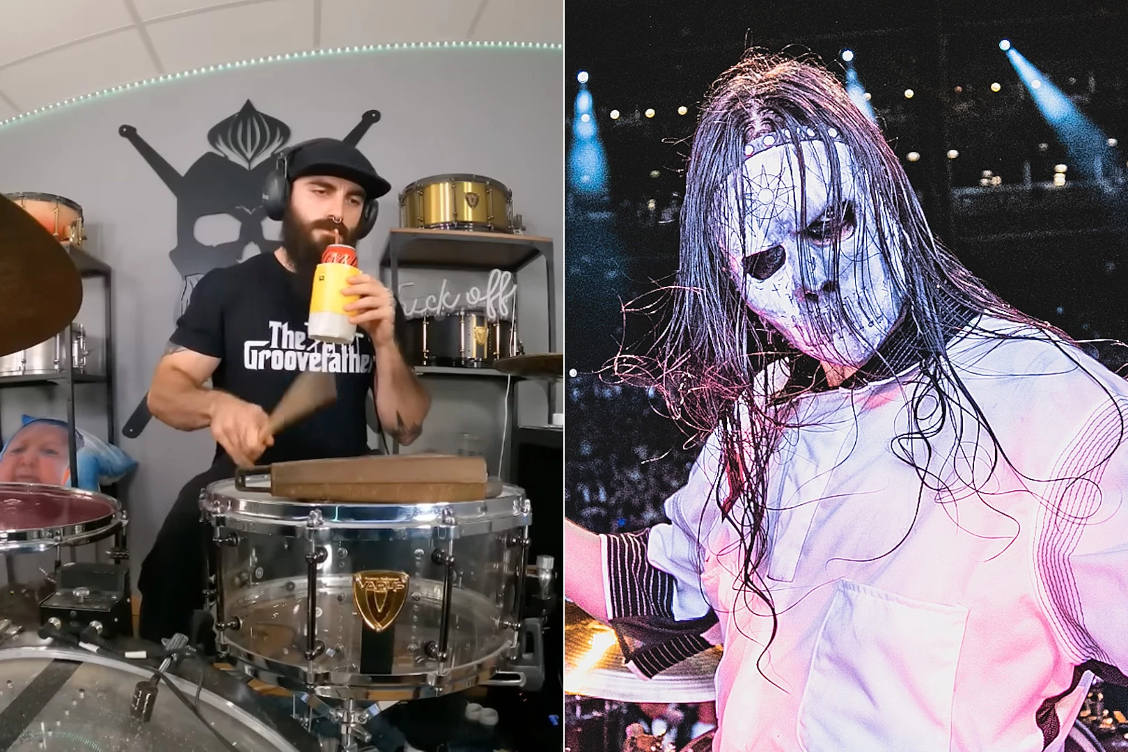 Drummer Nails Slipknot Cover With One Hand, Sips Soda With Other