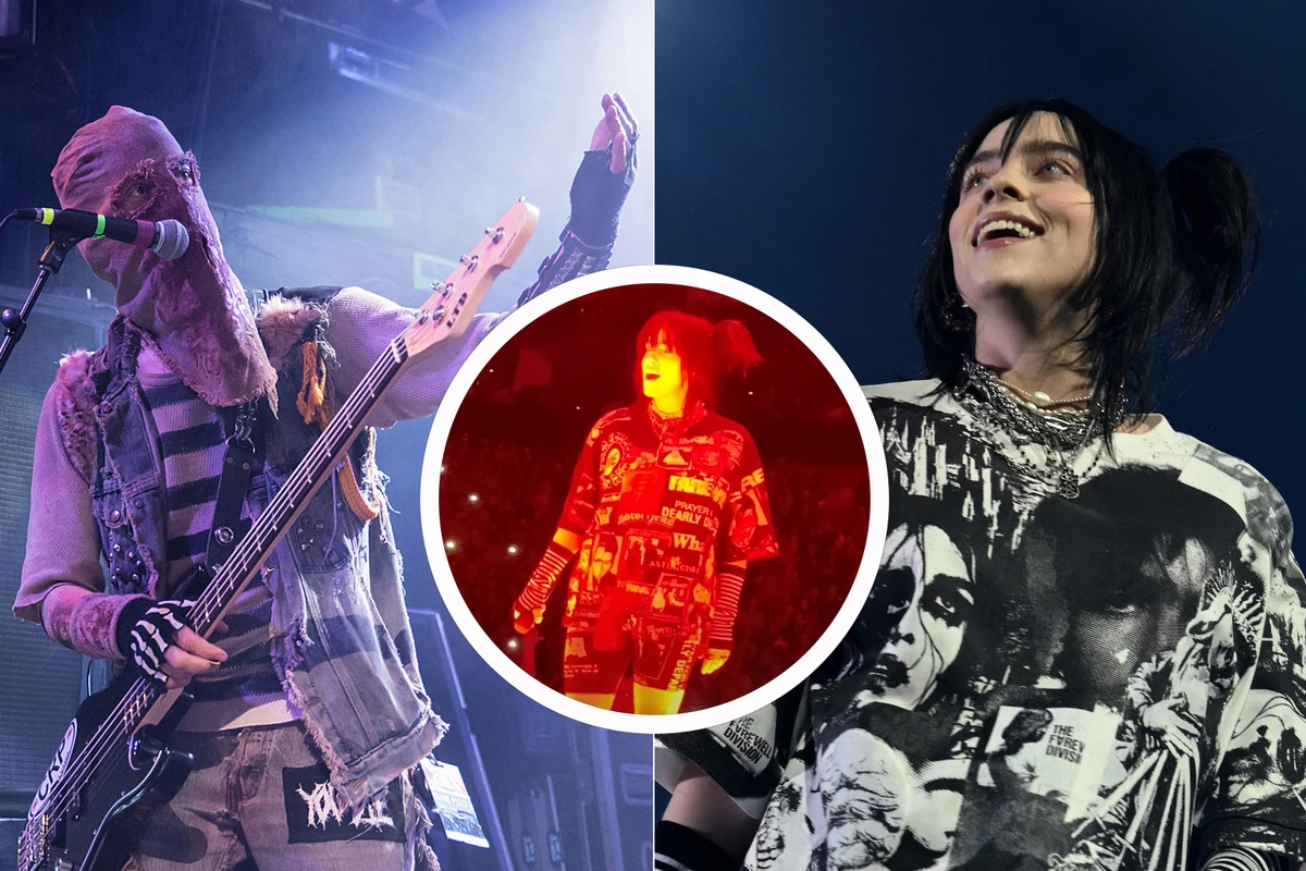Billie Eilish and Nathan Sheppard are seen at the  Music News  Photo - Getty Images