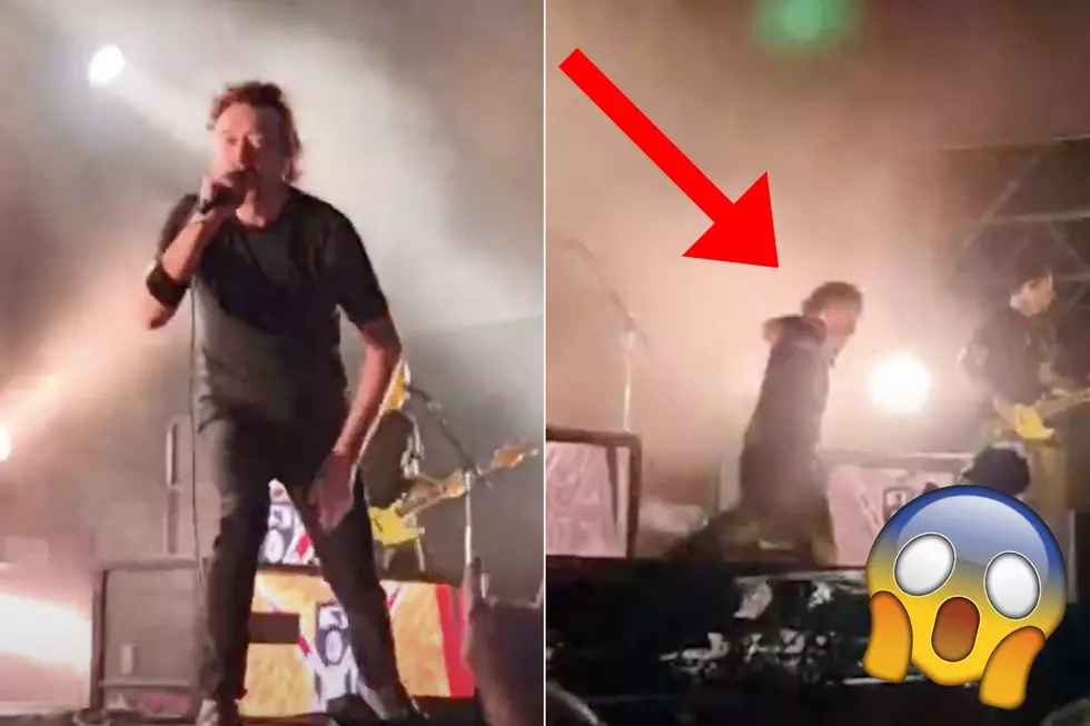 Rise Against Frontman Falls Into Stage Gap + Keeps Singing