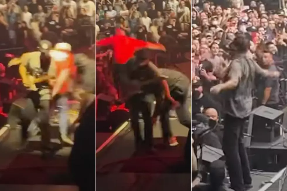 WATCH: Tom Morello Accidentally Tackled Off Stage by Security