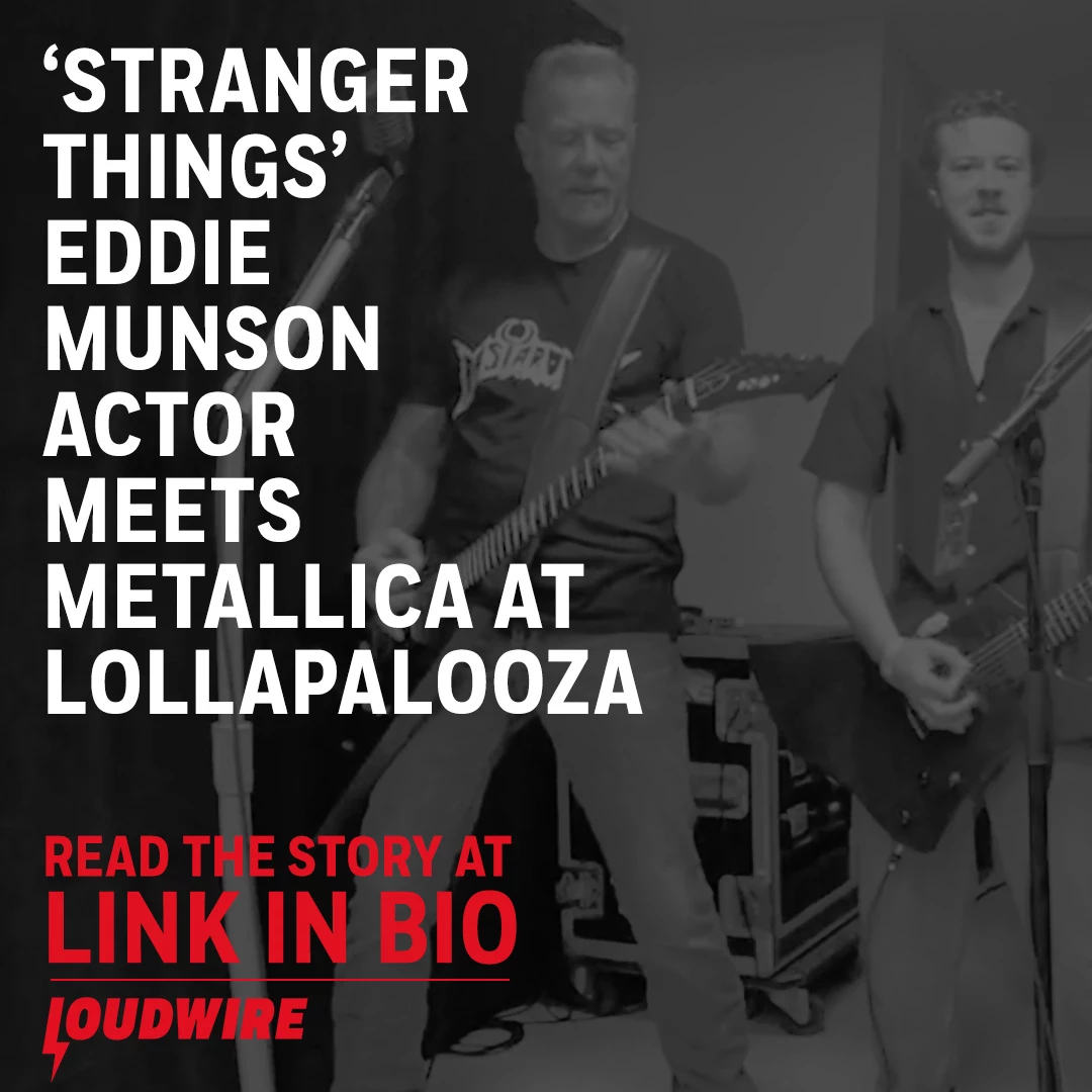 Stranger Things' Eddie Munson Actor Meets Metallica