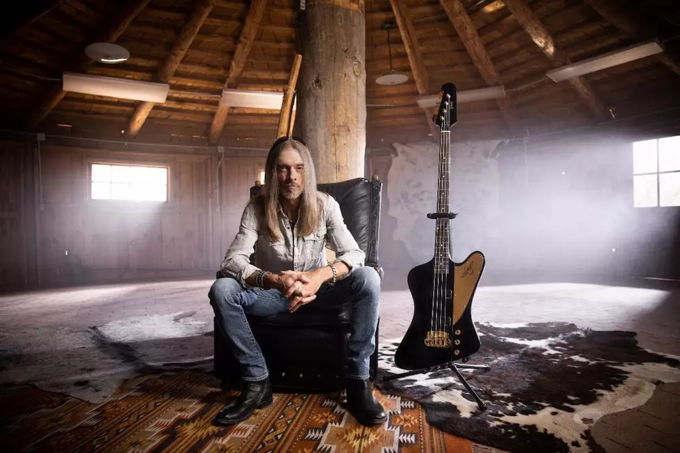 Rex Brown with Signature Thunderbird Bass from Gibson