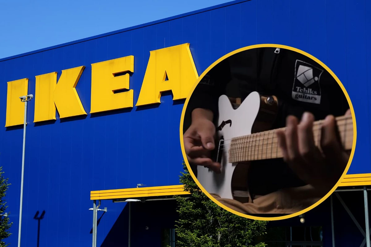 Someone Actually Made a Functioning Guitar Out of IKEA Furniture