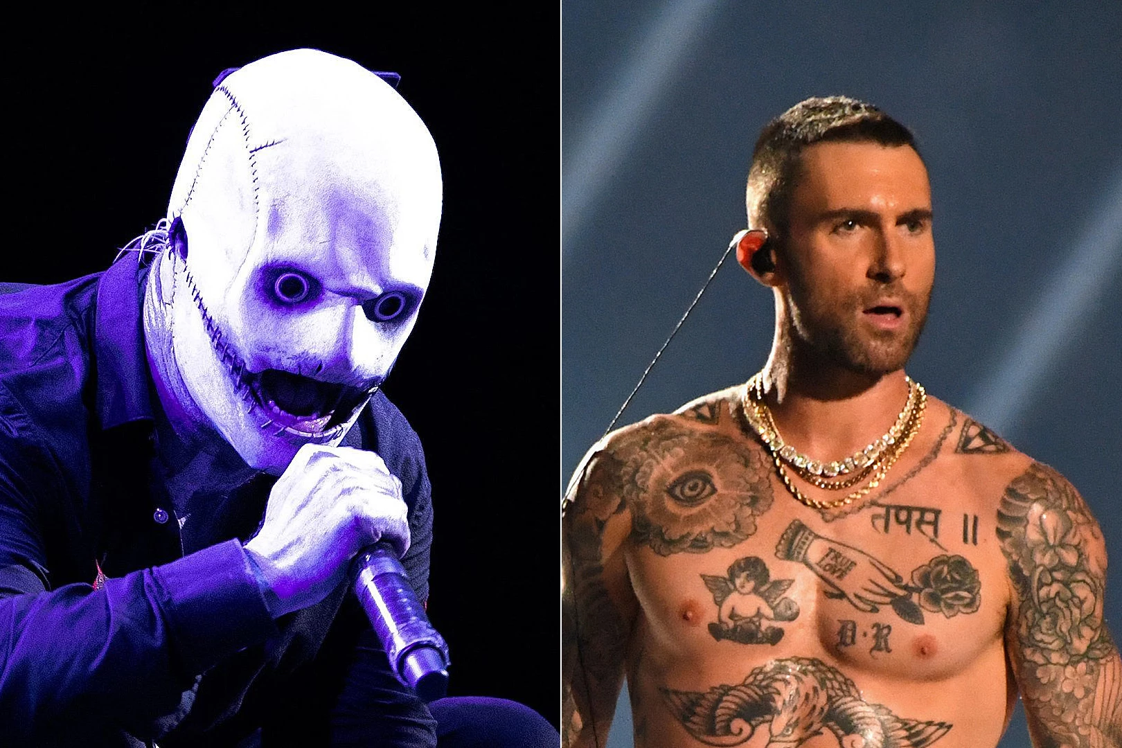 See Corey Taylors Reaction to Being Asked About Adam Levine pic