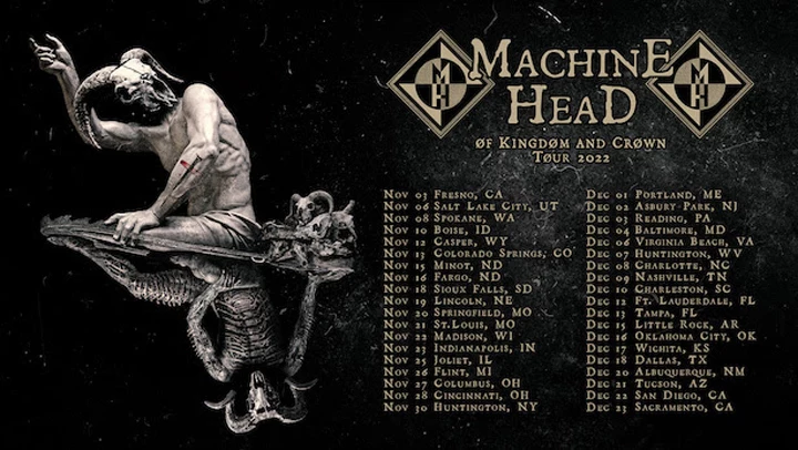 op gang brengen Dwingend Geaccepteerd Machine Head Reveal Late Fall 2022 U.S. Headline Tour