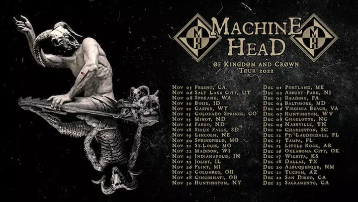 Machine Head Reveal Late Fall 2022 U.S. Headline Tour
