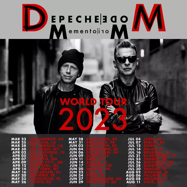 Depeche Mode Memento Mori Tour 2023 Two Sides T-shirt