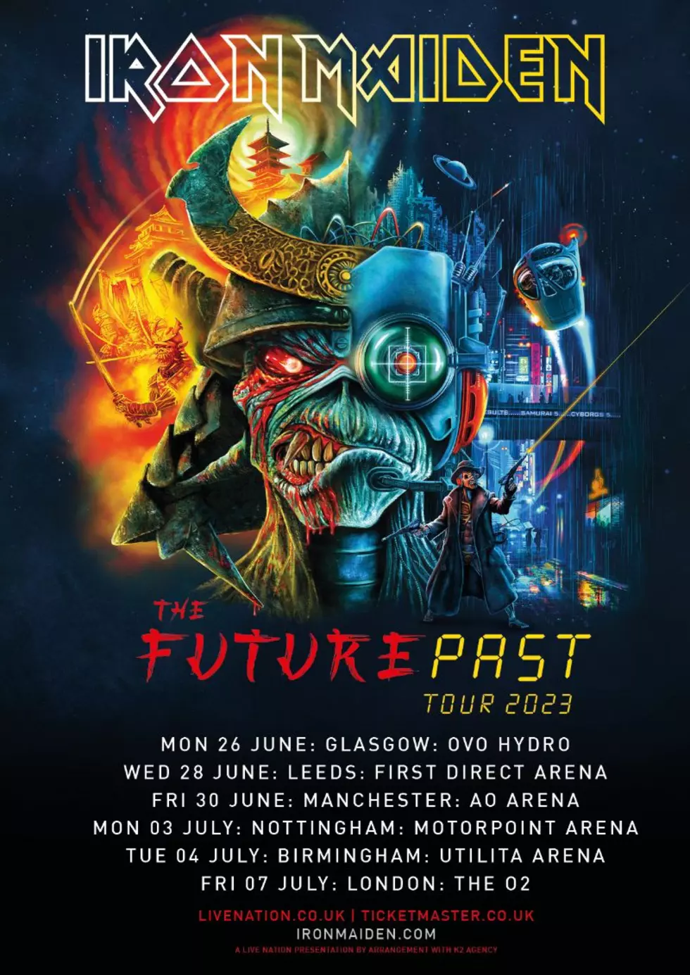 Iron Maiden 'The Future Past' 2023 European Tour