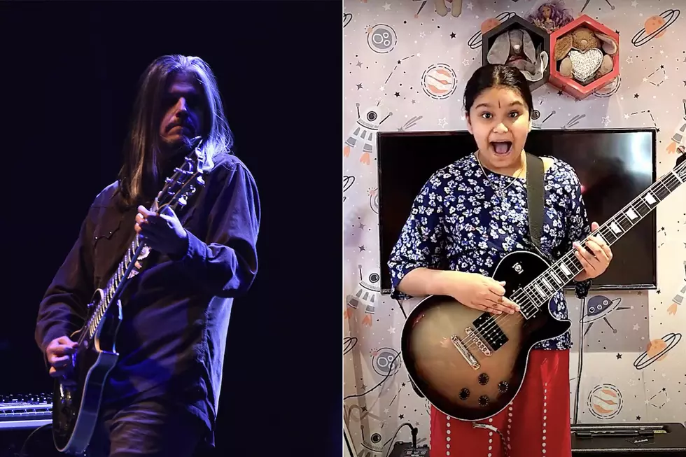 Adam Jones Gifts Guitar to Viral Tool Cover Kid, See Her Reaction