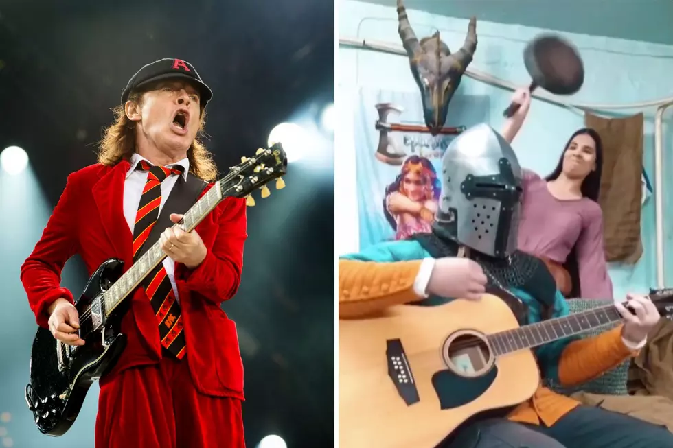 Hitting Someone With a Frying Pan to AC/DC&#8217;s &#8216;Back in Black&#8217; Is Apparently a Trend Now