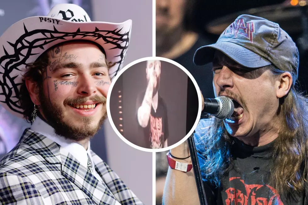 Post Malone Pays Tribute to Power Trip by Wearing Band’s T-Shirt at Arena Show