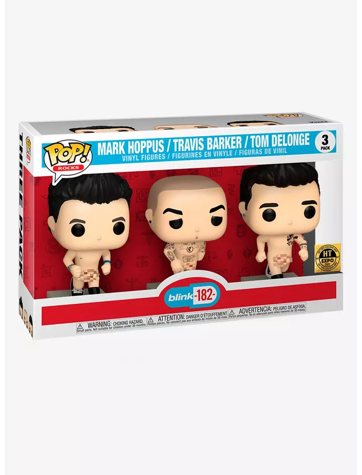 Naked Blink-182 'What's My Age Again' Funko Pop! Dolls Are Here
