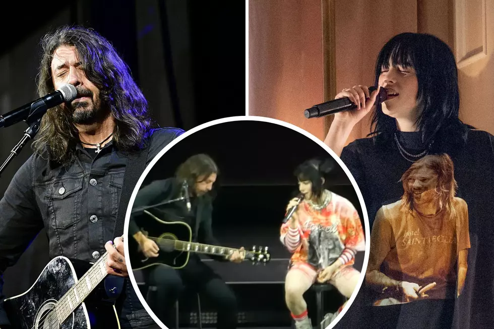 Grohl Joins Eilish for Acoustic Foo Fighters Tribute to Hawkins