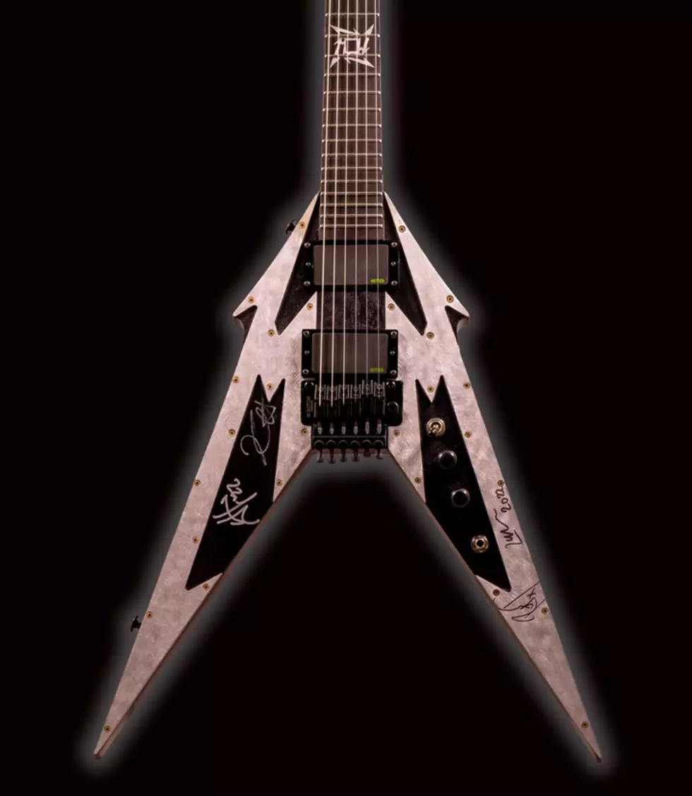 metallica flying m guitar body
