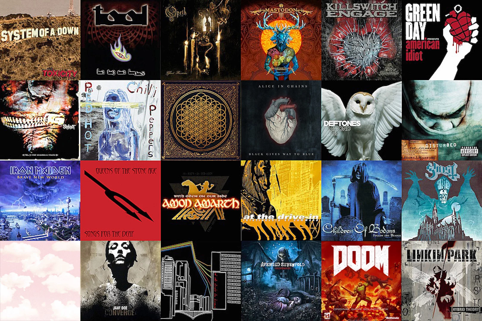 The 100 Best Rock + Metal Albums the 21st Century