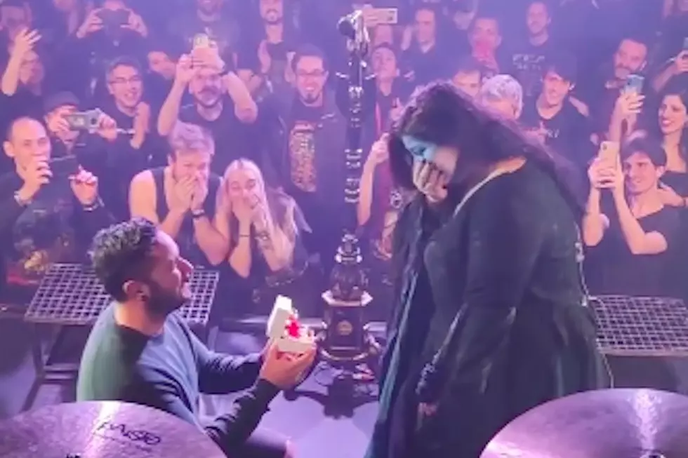 Fleshgod Apocalypse Vocalist Surprised With Onstage Marriage Proposal During Show