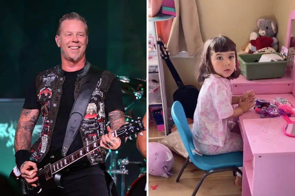 Kid Listening to Metallica Just Wants Mom to Leave Her Alone in Viral Video