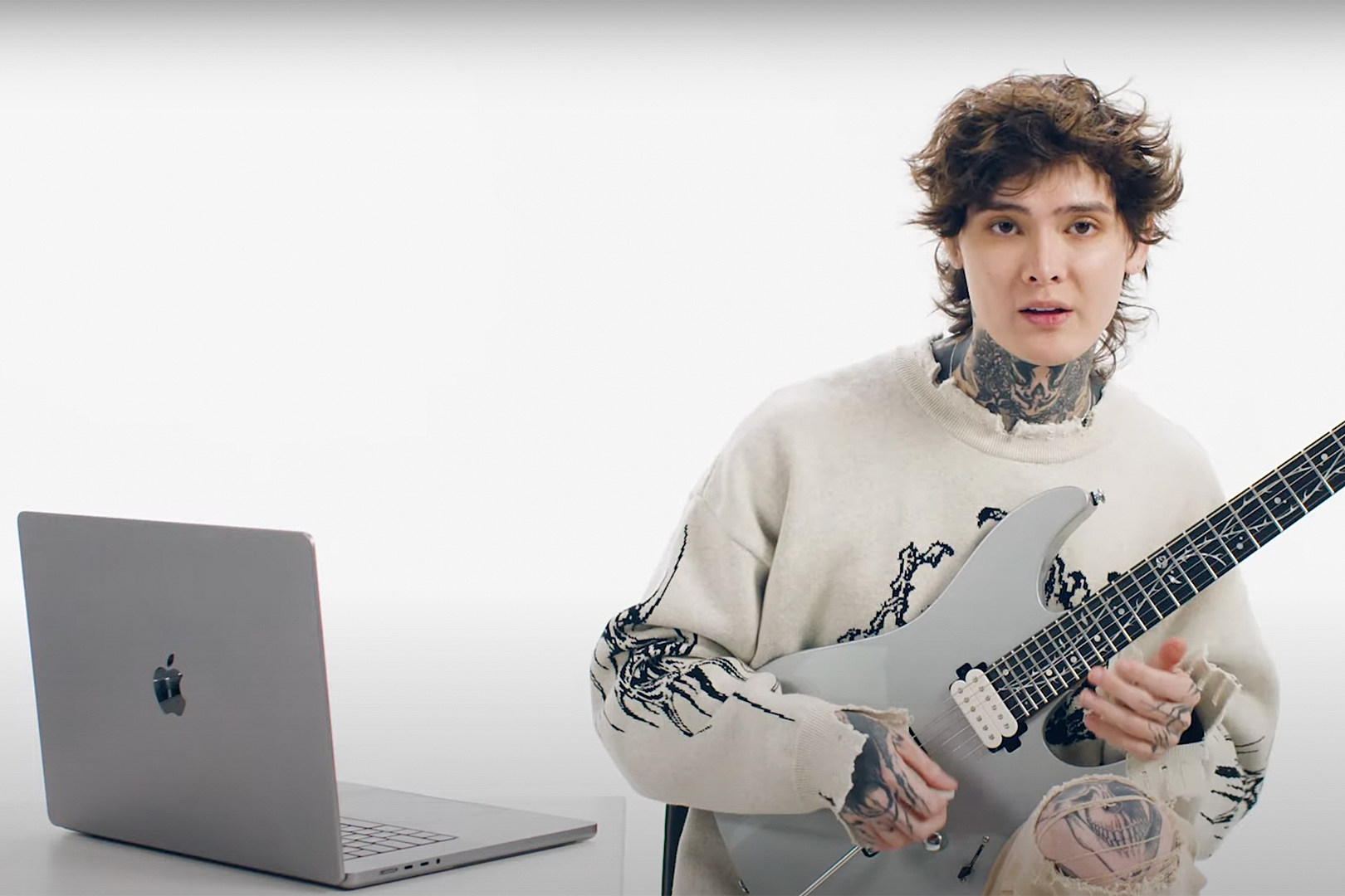 How beginner guitar play 'Playing God' by polyphia #beginnerguitar 