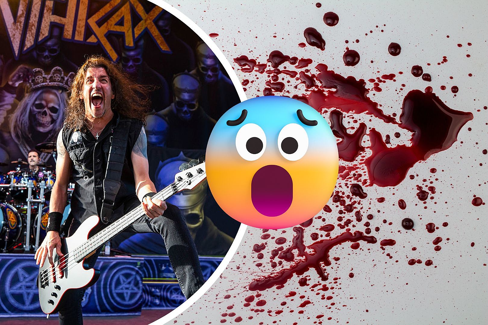 Anthrax's Frank Bello Woke Up In Someone Else's Blood in a Hotel