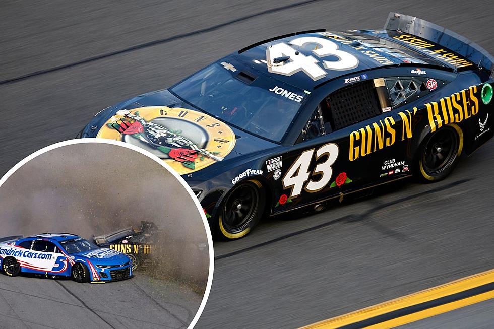 Watch – Guns N’ Roses Car Wrecked at NASCAR Daytona 500, Unable to Finish Race