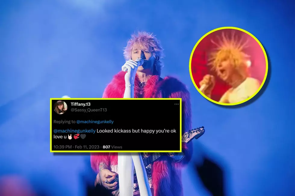 Apparently, Machine Gun Kelly Was Electrocuted During His Pre-Super Bowl 2023 Performance + Fans React