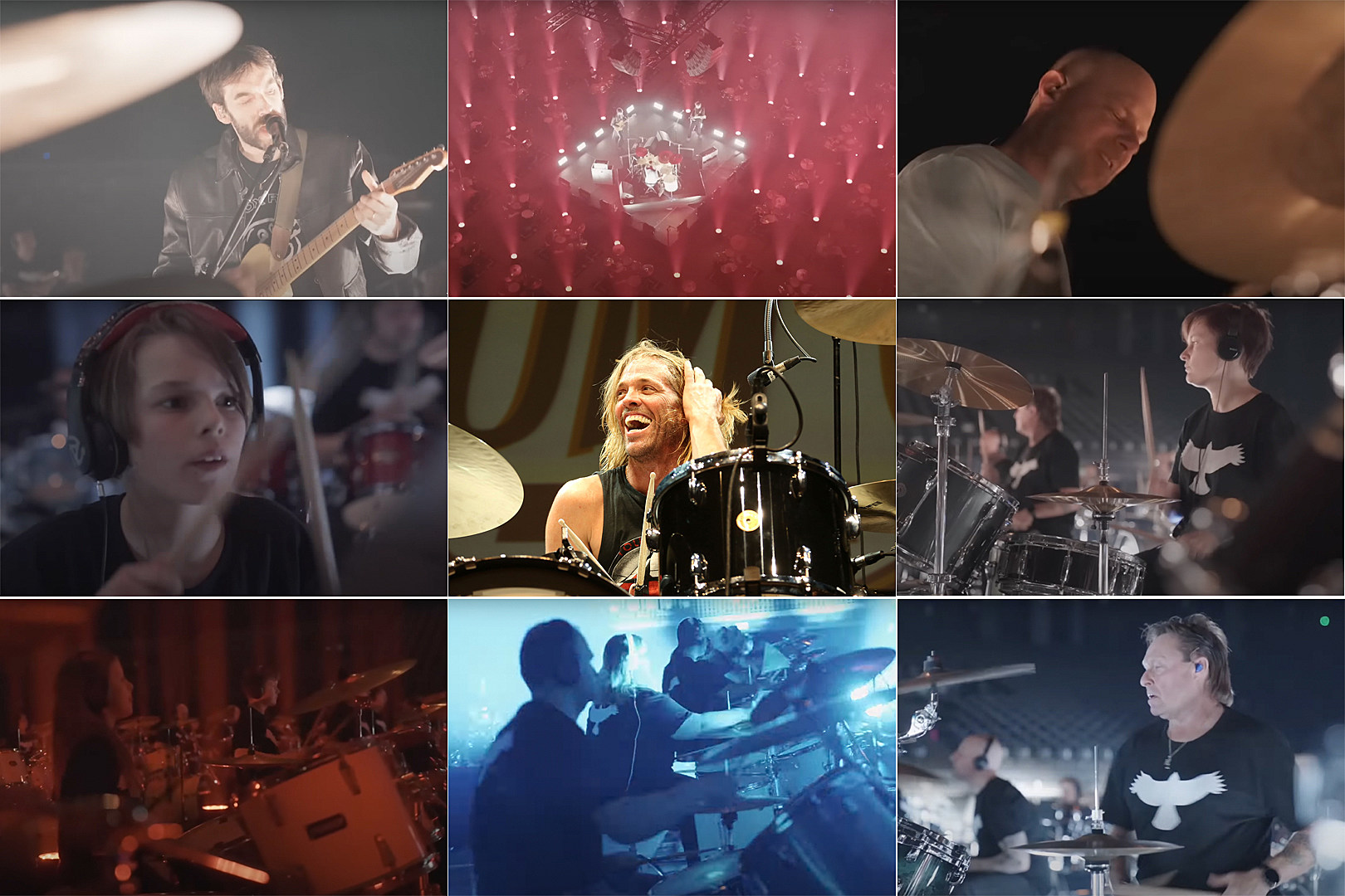 100 Drummers Join My Hero Tribute to Foo Fighter Taylor Hawkins