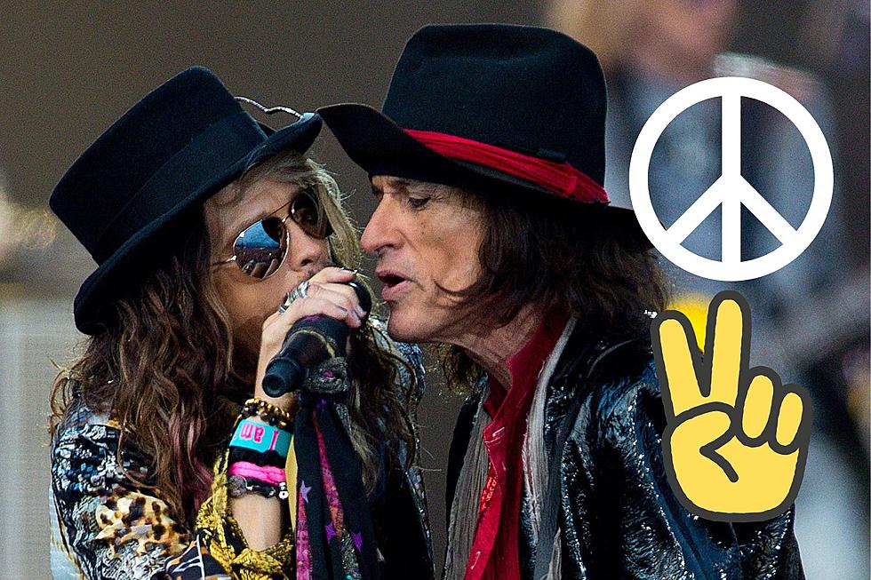 Are Aerosmith Teasing a Farewell Tour? &#8216;Peace Out&#8217; Logo Pops Up Across U.S. Venues