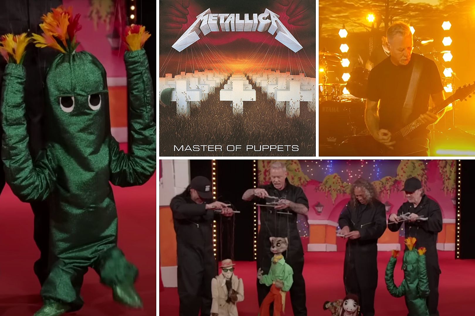Metallica Play Puppet Masters, Play 'Master of Puppets' on Kimmel ...